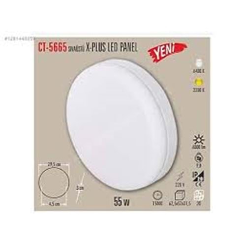 Cata Ct 5665-X Sıva Üstü 55w Led Spot 6500k Beyaz Işık