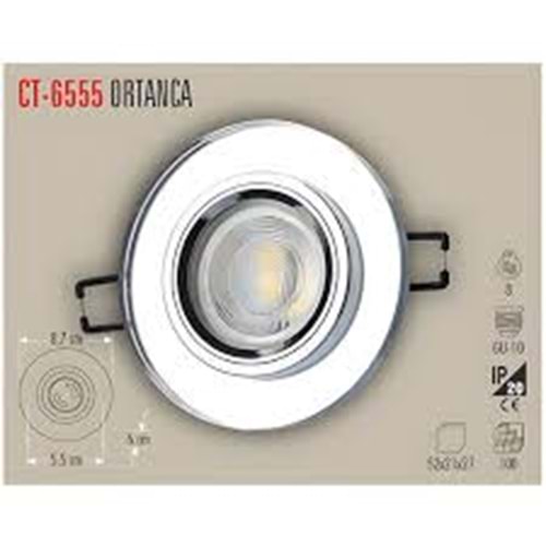 CATA CT-6555 ORTANCA DEKORATİF CAM SPOT