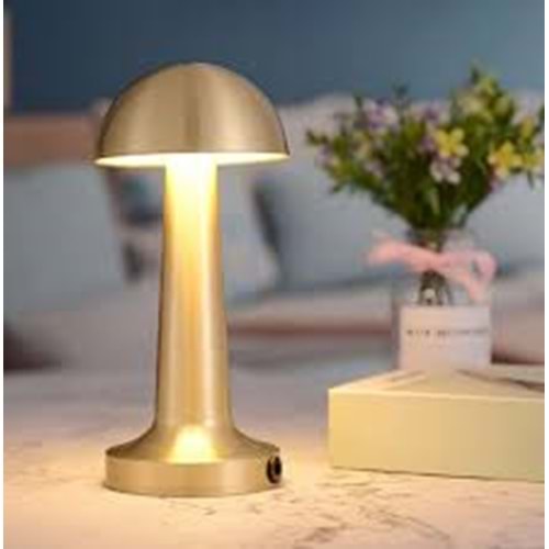 Cata CT-8429 Lizbon Gold Dokunmatik Şarjlı Masa Lambası