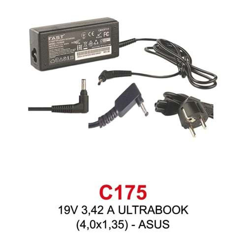 FAST ASUS 19V 3,42AH (4,0*1,35) ULTRABOOK LAPTOP ADAPTÖR