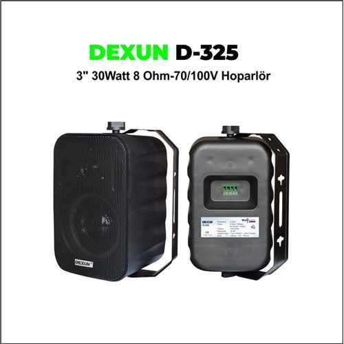 DEXUN 3 İNÇ SİYAH SÜTUN HOPARLÖR