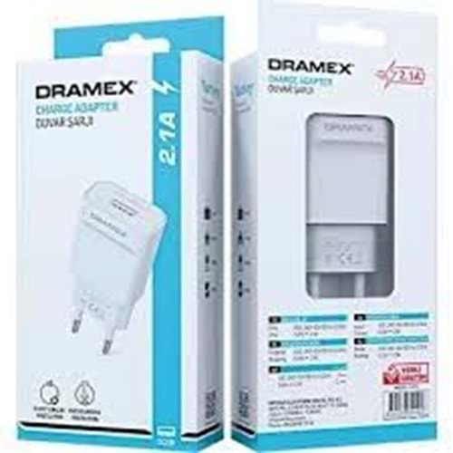Dramex D21B 2.1 Amper Usb Başlık Şarj Adaptörü