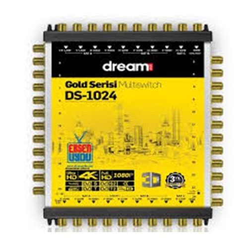 DREAMSTAR 10/24 DS-1024 SONLU-KASKATLI MULTISWITCH DHL