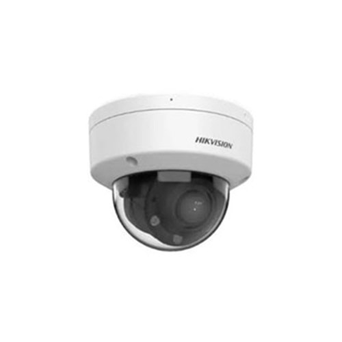 HIKVISION IP 4 MP 2.8-12 MM SMART HYBIRD LIGHT VARIFOCAL DOME KAMERA (DAHİLİ MİKROFON,İNSAN VE ARAÇ ALGILAMA,512 GB SD KART DESTEK,MOTORİZE LENS,IP67 DIŞ MEKANA UYUM,30 METRE GECE GÖRÜŞ,GECE RENKLİ GÖRÜŞ)