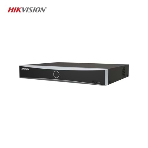 HIKVISION IP NVR 16 KANAL KAYIT CİHAZI POESİZ (H.265+,12 MP DESTEK,1X10 TB DESTEK,YÜZ ALGILAMA,İNSAN VE ARAÇ SINIFLANDIRMA,HAREKET ALGILAMA)