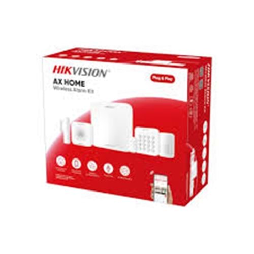 HIKVISION KABLOSUZ ALARM SETİ (1 X KABLOSUZ KUMANDA,1 X KABLOSUZ PIR DEDEKTÖR,1 X KABLOSUZ MANYETİK KONTAK,1 X KEYPAD,1 X KABLOSUZ DAHİLİ SİREN,12 KULLANICI,Wi-Fi,868 MHZ)