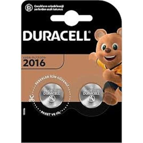 DURACELL CR2016 PARA PİL 2 ADET FİYATI
