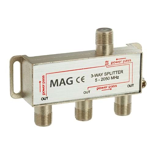 FULLY-E335B 1/3 SPLITTER 5-2500 MHZ DHL