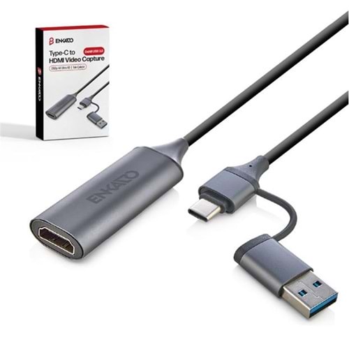 ENKADO TYPE-C+USB 3,0 TO HDMI VİDEO CAPTURE