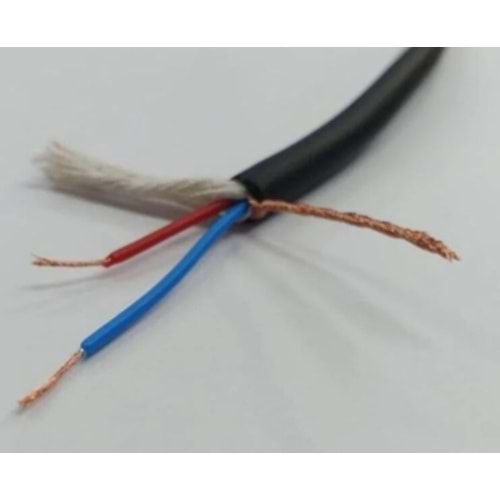 ERSAN MİKROFON KABLOSU BAKIR 2*0,22 MM 100 METRE FİYATI