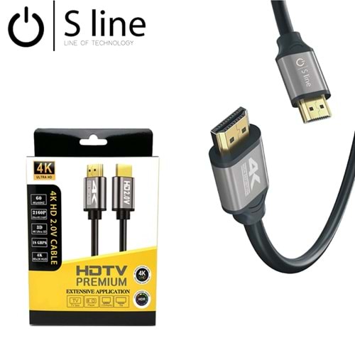 Sline 15 metre 4K HDMI Kablo DHL