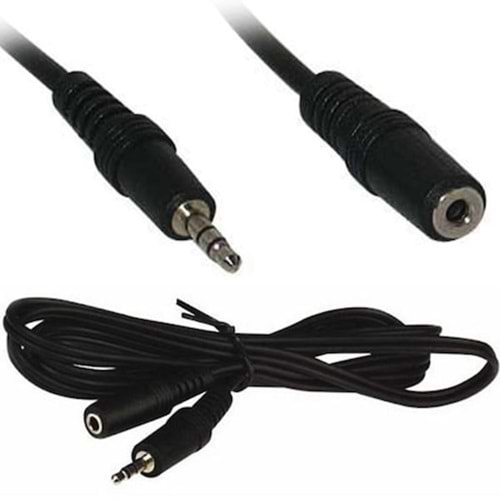 SLINE 3,5 MM STREO ERKEK-DİŞİ 5MT KABLO DHL