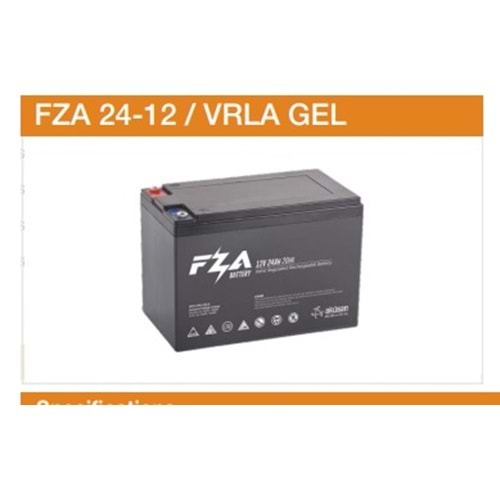 FEZA A12V 24AH MOTORSİKLET VRLA JEL AKÜ