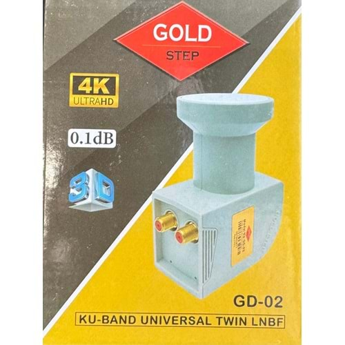 GOLD STEP GD-02 TWİN LNB DHL