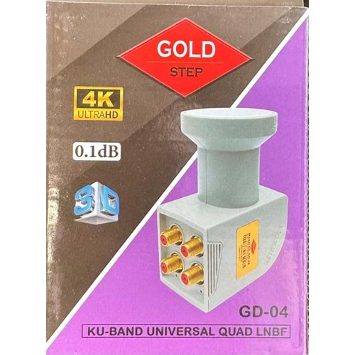 GOLD STEP GD-04 4 LÜ LNB DHL