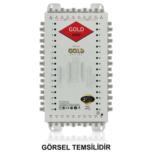 GOLD STEP MICRO SERİ 10/48 KASKADLI UYDU SANTRALİ