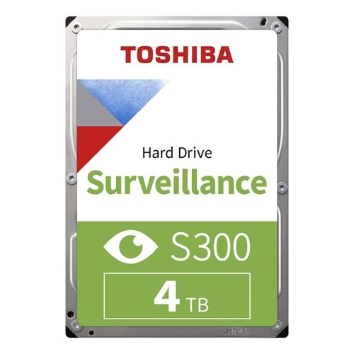 TOSHIBA S300 Surveillance 4 TB 5400RPM 128MB 7/24 DVR,NVR için Güvenlik HDD