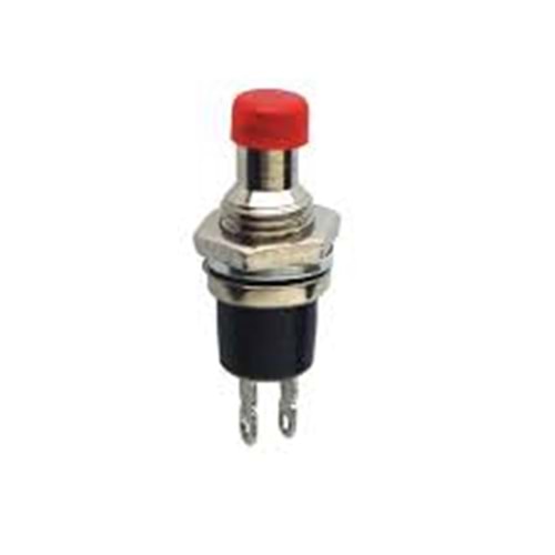 BUTON YUVARLAK Metal 7mm (PUSH SWITCH) ...DHL