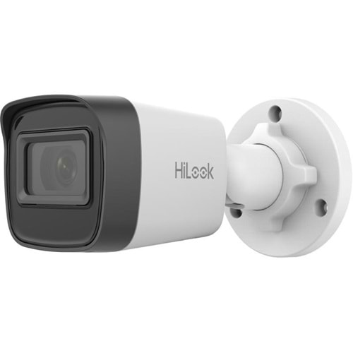 HiLook IP 2 MP 2.8 MM BULLET KAMERA (20 METRE GECE SİYAH BEYAZ GÖRÜŞ,POE DESTEK,DATA VE 12V BESLEME GİRİŞİ)