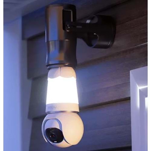 IMOU 5 MP PT AMPUL KAMERA (GECE RENKLİ GÖRÜŞ,KARŞILIKLI KONUŞMA,İNSAN VE ARAÇ ALGILAMA,E27 DUY SOKETİNE UYUMLU,SİREN DESTEĞİ)