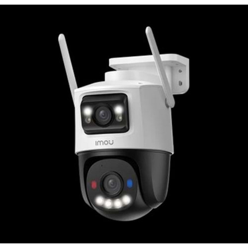 IMOU 5 MP + 5 MP ÇİFT KAMERALI DIŞ ORTAM DUAL PT KAMERA (KIRMIZI MAVİ UYARI IŞIĞI,AKILLI TAM GECE RENKLİ GÖRÜŞ,GENİŞ GÖRÜŞ AÇILI ÇİFT LENS,İNSAN VE ARAÇ TESPİTİ,512 GB SD KART)