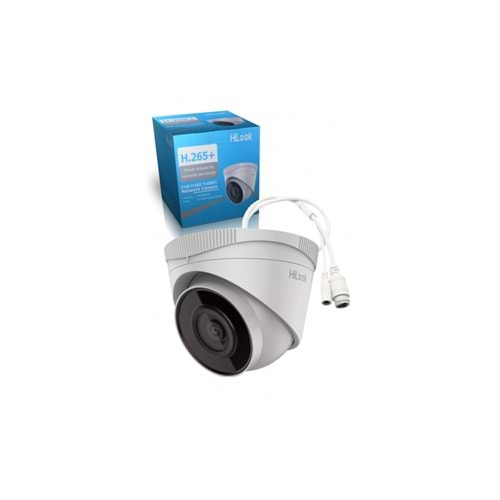 HiLook IP 2 MP 2.8MM DOME KAMERA (30 METRE GECE SİYAH BEYAZ GÖRÜŞ,POE DESTEK,DATA VE 12V BESLEME GİRİŞİ)