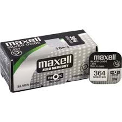 MAXELL SR364-621 SILVER OXIDE PİL(ADET FİYAT)