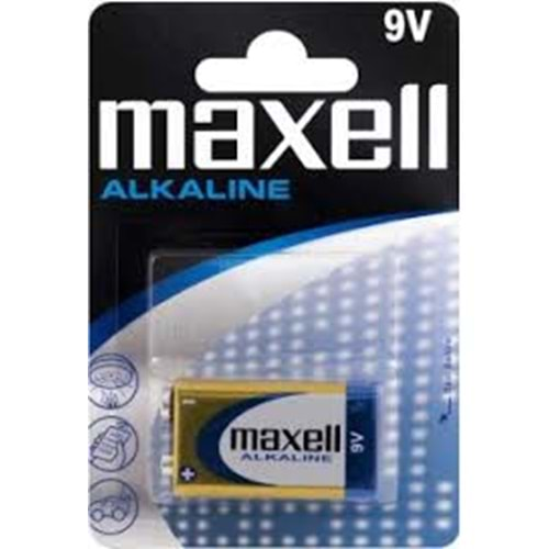 MAXELL 9V ALKALİNE PİL