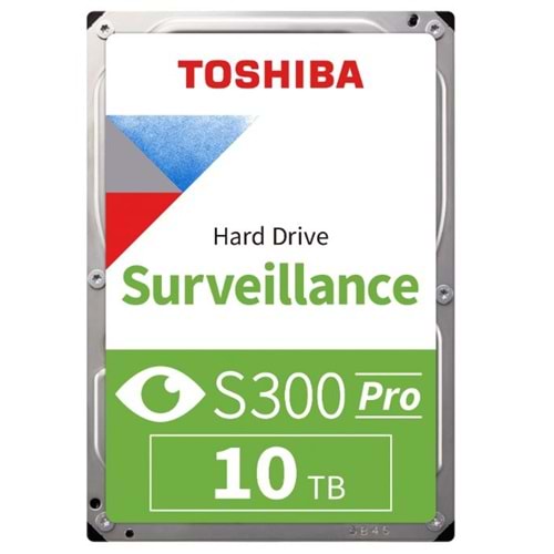 TOSHIBA S300 SURVEİLLANCE 10 TB HDD 7*24 2 YIL (GARANTİLİ SIFIR ÜRÜN)