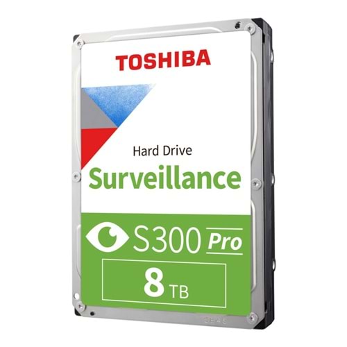 TOSHIBA S300 PRO 8 TB 7200RPM 512MB SATA3 180TB/Y 7/24 (MD10ADA800V)
