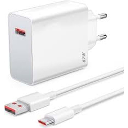Mİ 67 WATT TYPE-C KABLOLU ŞARJ ALETİ