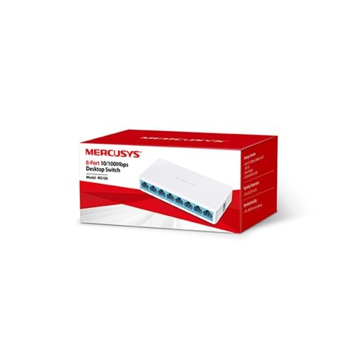 Tp-Link Mercusys 8 Port 10/100 Mbps Switch Plastik Kasa