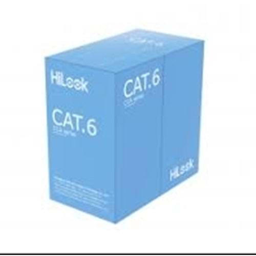 Hilook CAT6 U/UTP 23 AWG 305 Mt Ağ Kablosu, CCA, 0,57 mm