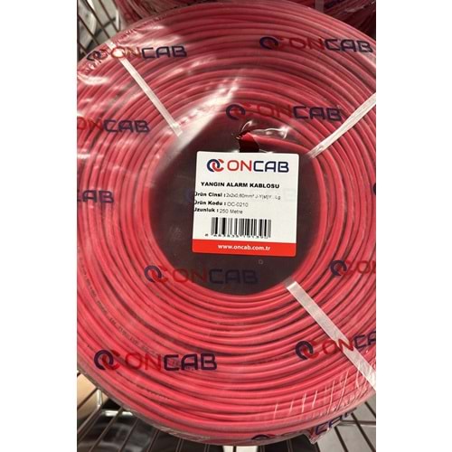 ONCAB YANGIN KABLOSU 2*2*0,60 250 METRE FİYATI