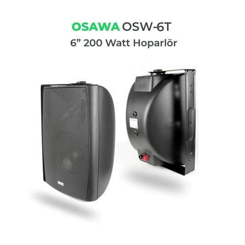 OSAWA 6 INCH SÜTUN HOPARLÖR SİYAH