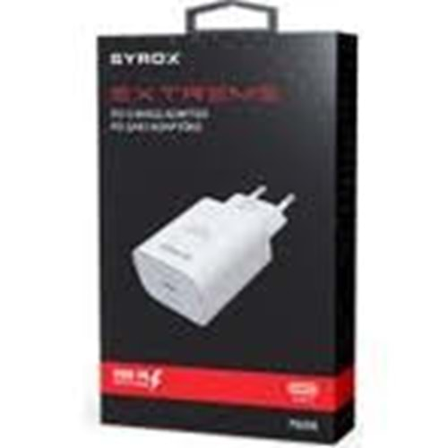 SYROX EXTREME 20 W TYPE-C ŞARJ ADAPTÖRÜ