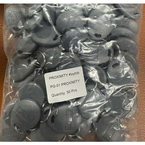 PROXİMİTY KEYFOB ANAHTARLIK (KEYFOB) GRİ RENK ADET FİYATI
