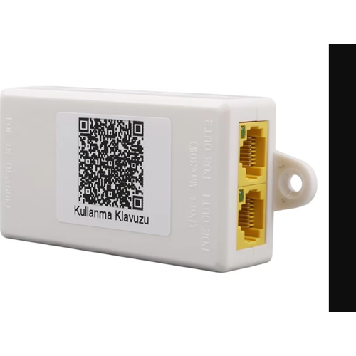 URANIUM POE-RP12 1 PORT POE GİRİŞ + 2 PORT POE ÇIKIŞ 10/100 POE REPEATER