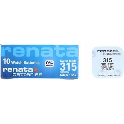 RENATA SR315 DÜĞME PİL