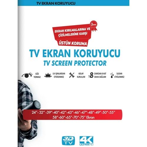 SENCROM 2,5MM 65 INCH EKRAN KORUYUCU