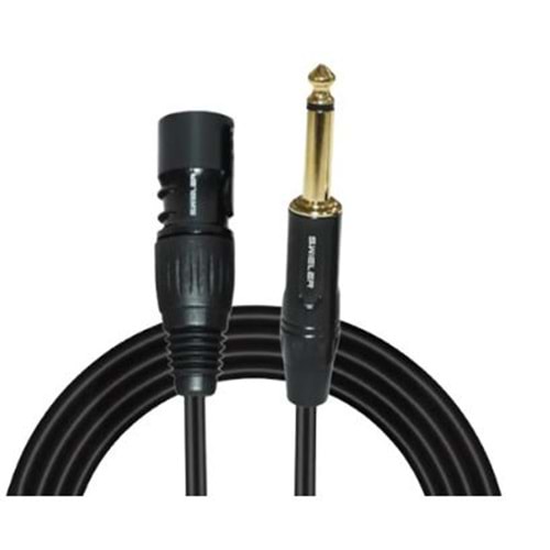 S.WIELER 3 METRE 6.3 MM MONO -XLR DİŞİ KABLO