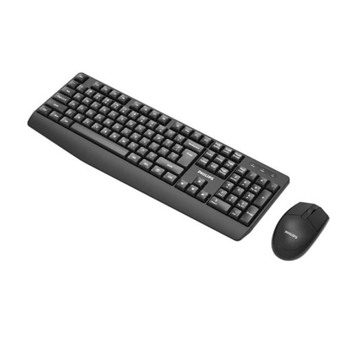 Philips Kablosuz Türkçe Q Klavye&Mouse Set Siyah (pilleri içerisinde)