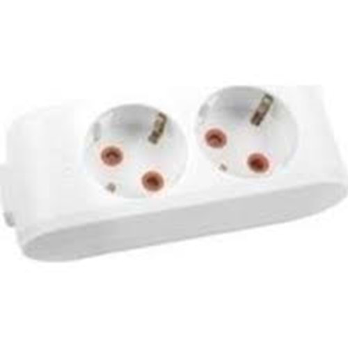 Viko İkili Grup Priz Topraklı Klemensli (Kablosuz)