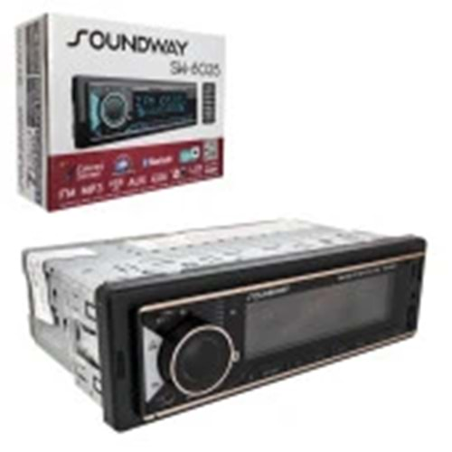 SOUNDWAY SW-8025 BLUETOOHT 7 RENK OTO TEYP