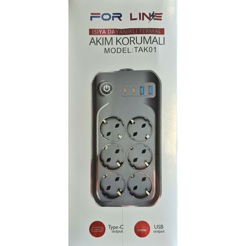 FORLINE 6LI TERMAL AKIM KORUMALI GRUP PRİZ