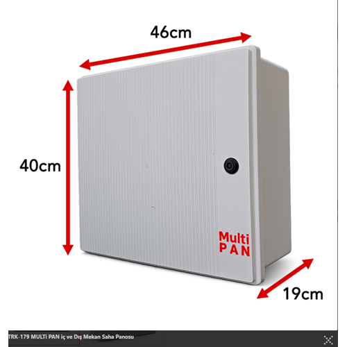 TRK MULTİ PAN İÇ VE DIŞ MEKAN SAHA PANOSU 38*16*43CM EBATLARINDA