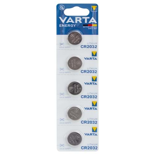 VARTA CR2032 3 V LİTYUM PİL (BLİSTER FİYATI) 5 Lİ FİYATI