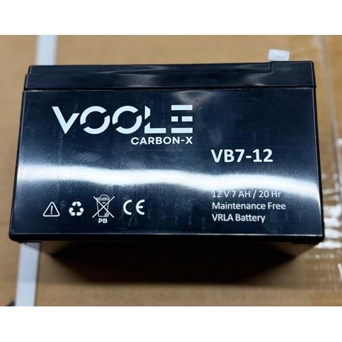 VOOLE 12 V 7 A EKO SERİ AKÜ
