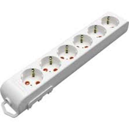 Viko 6'lı Kablosuz Anahtarlı Grup Priz Klemensli