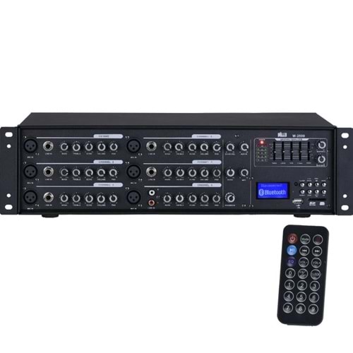WÖLLER MİNARE AMFİSİ 2*500W 4-16OHM 6 KANAL POWER MİKSER